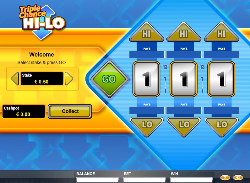 Triple Chance Hi-Lo (Triple Chance Hi-Lo) from category Slots