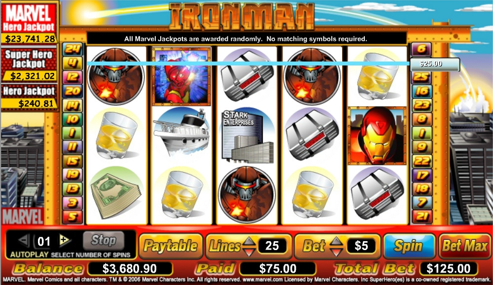 Iron Man (Iron Man) from category Slots