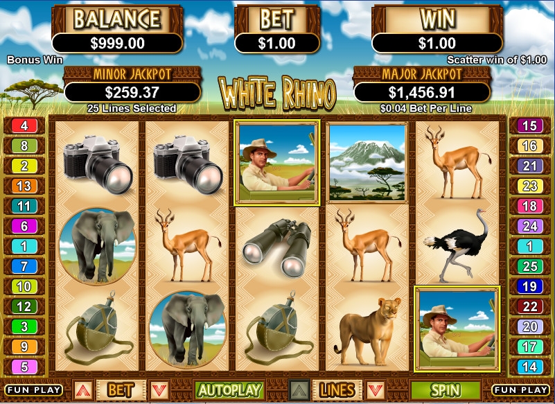 White Rhino (White Rhino) from category Slots