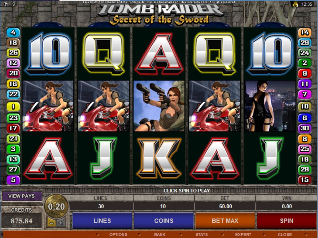 Tomb Raider II: Secret of the Sword (Tomb Raider II: Secret of the Sword) from category Slots