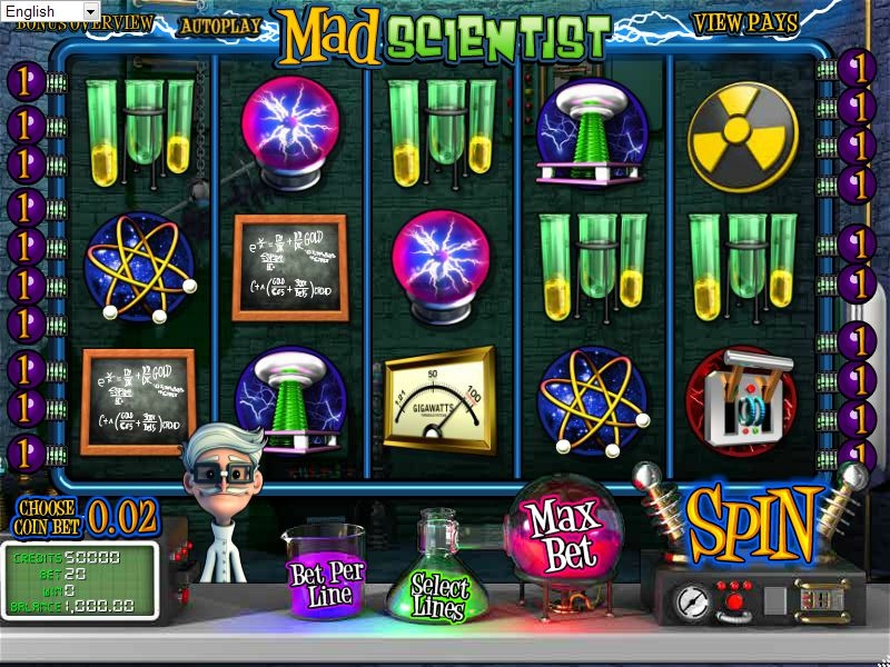 Mad Scientist (Mad Scientist) from category Slots