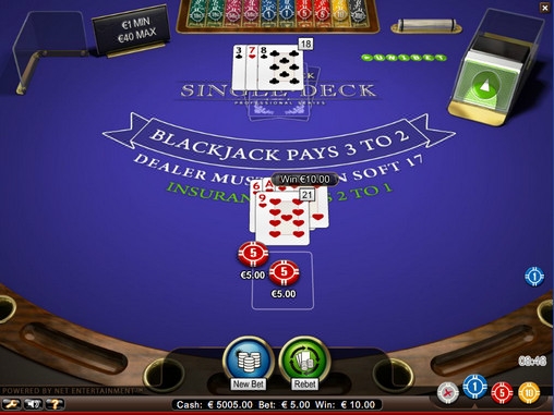 Blackjack Single Deck (Blackjack Single Deck) from category Blackjack