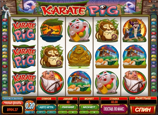 Karate Pig (Karate Pig) from category Slots