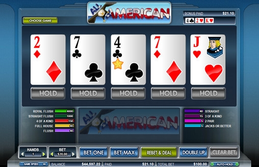 All American (All American) from category Video Poker