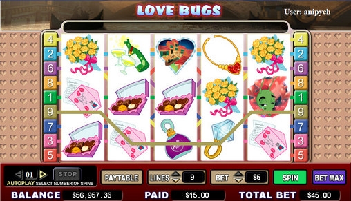 Love Bugs (Love Bugs) from category Slots